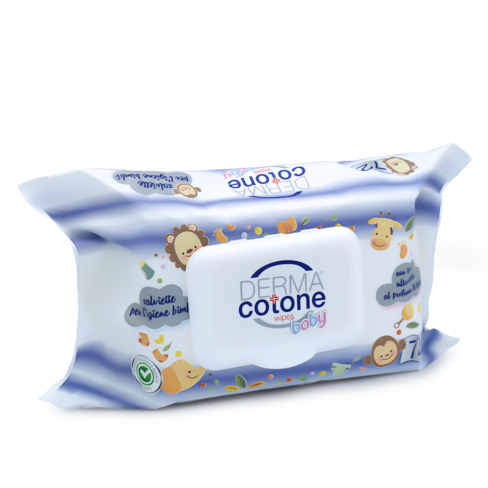 Dermacotone Salviettine 72pz Baby Fragranza Talco