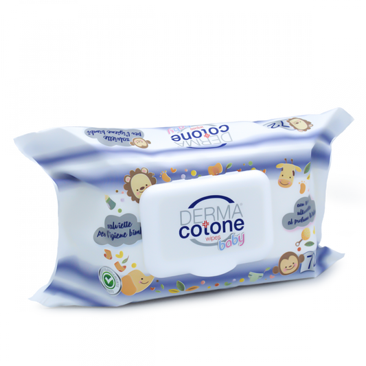 Dermacotone Salviettine 72pz Baby Fragranza Talco