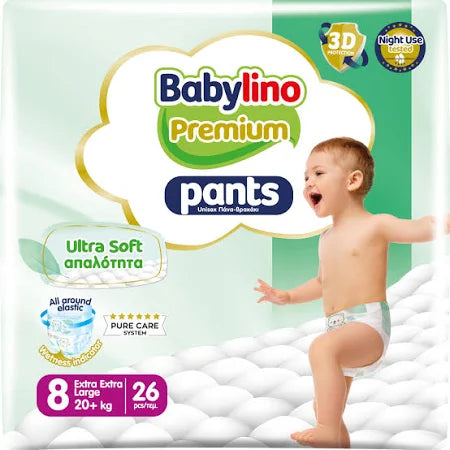 Babylino Pannolini Mutandina Taglia 8 20+ kg 26pz