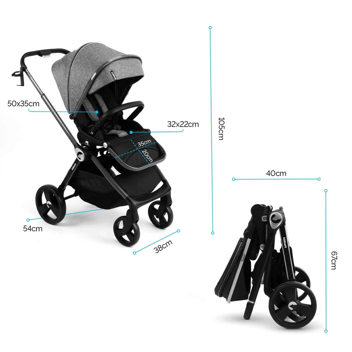 Passeggino Kidnort Isbjorn